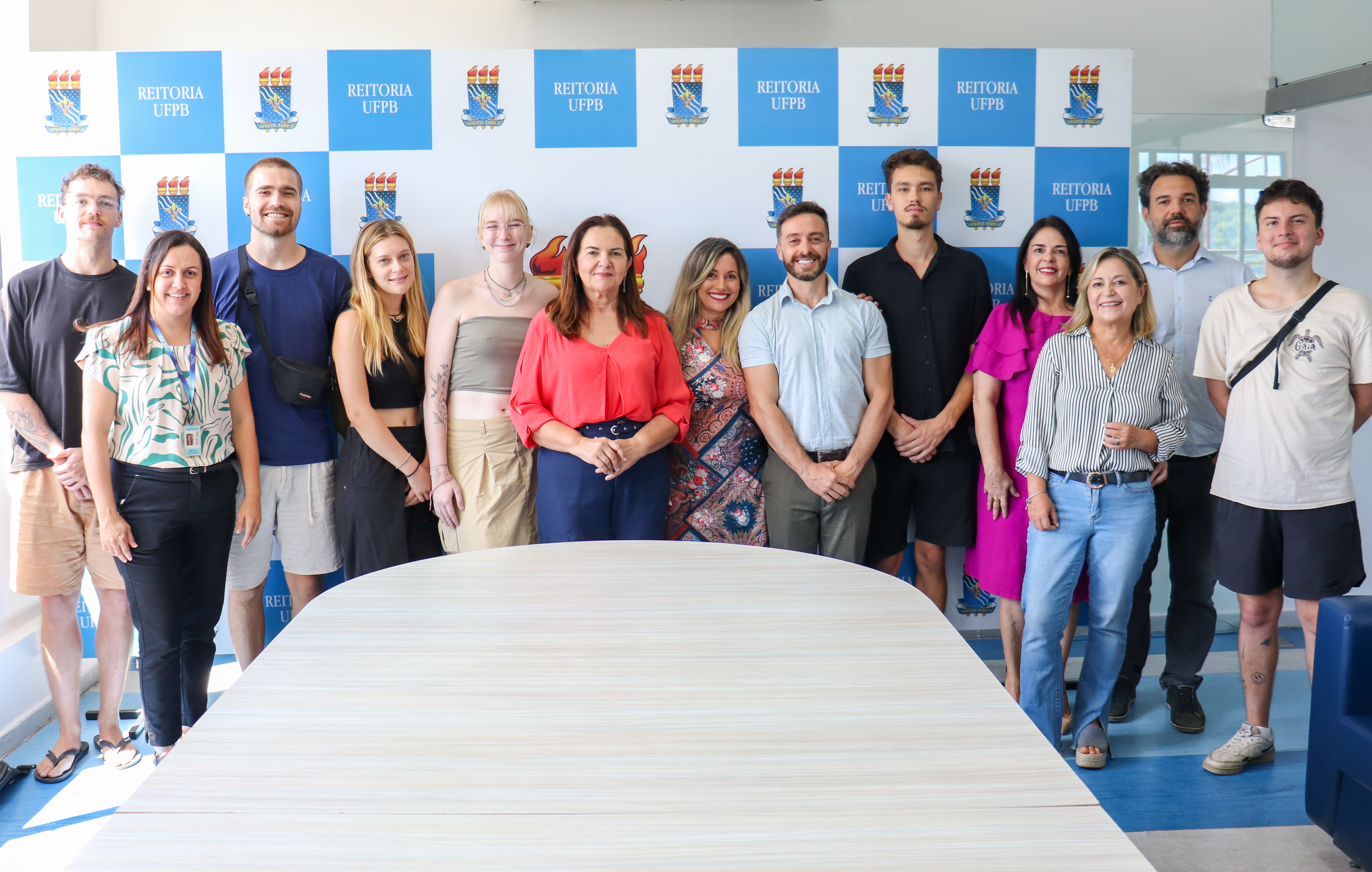 Seis estudantes alemães iniciam intercâmbio na UFPB pelo convênio com Universidade de Vechta Foto: Angélica Gouveia