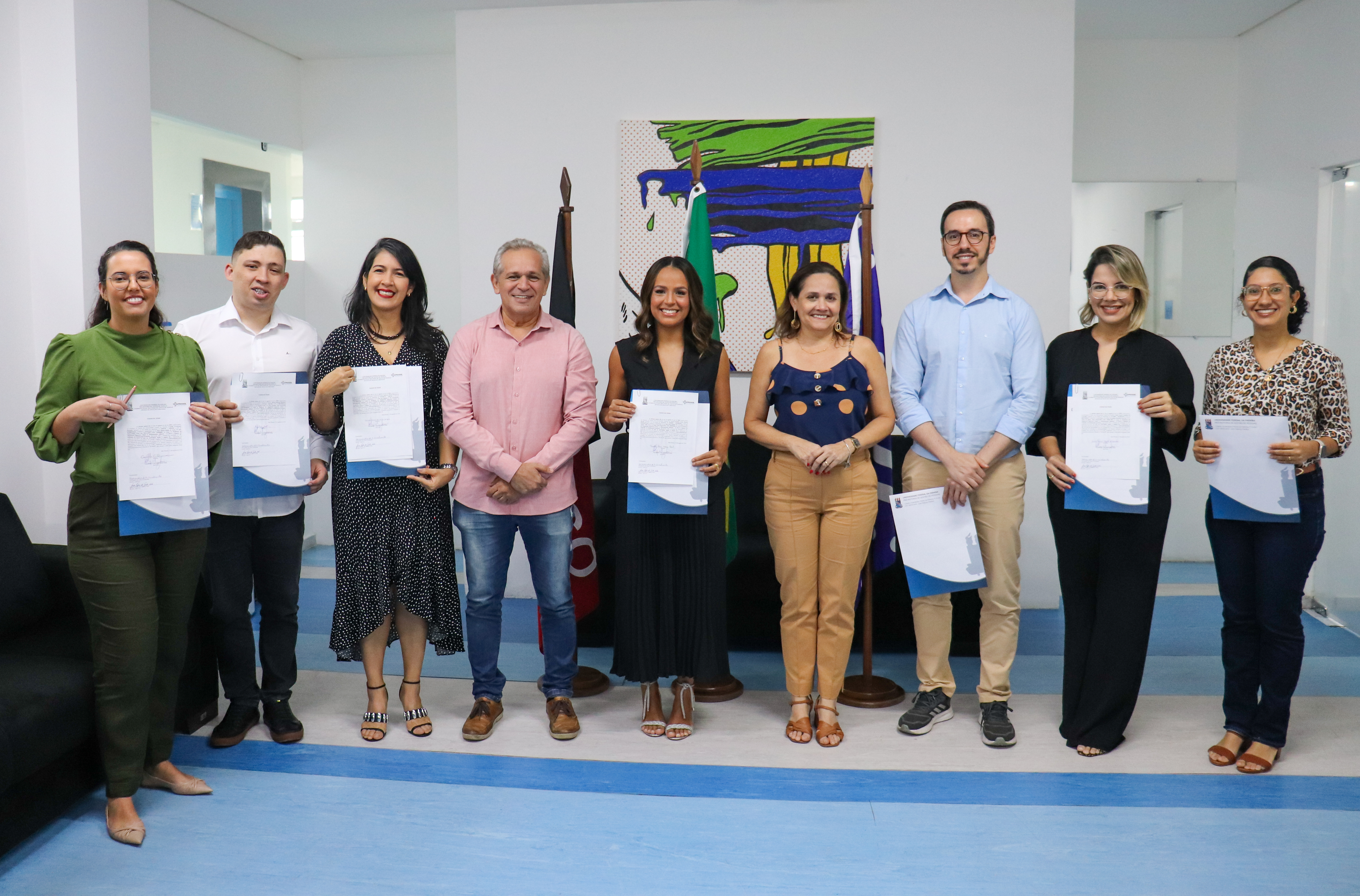 Sete novos professores do Magistério Superior tomam posse na UFPB Foto: Angélica Gouveia