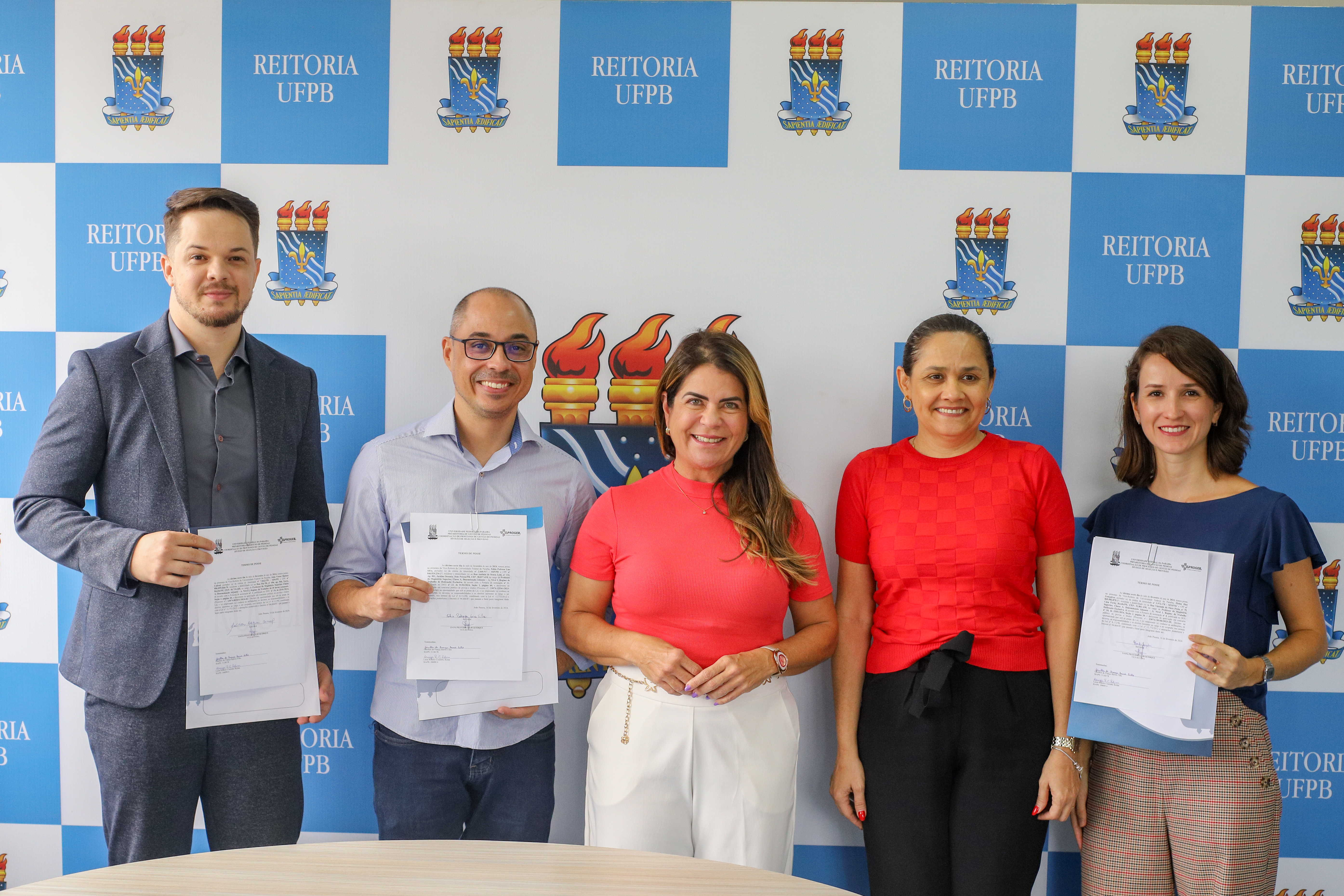 UFPB DÁ POSSE A TRÊS NOVOS PROFESSORES DO MAGISTÉRIO SUPERIOR Foto: Angélica Gouveia